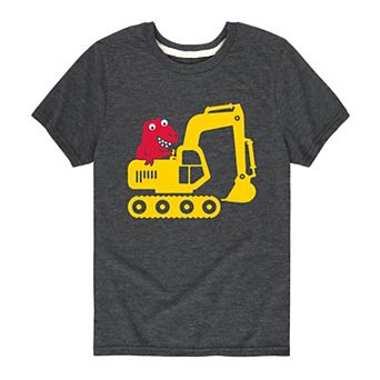 Boys 8-20 Dino Excavator Graphic Tee