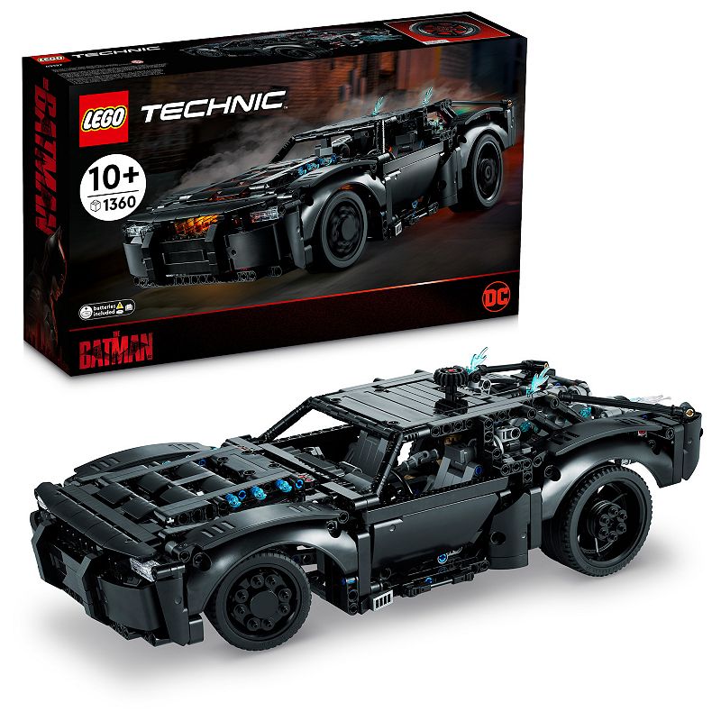 LEGO Technic Batman Batmobile 42127 Model Building Kit (1,360 Pieces), Mult