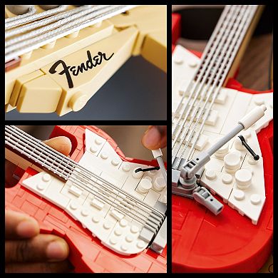 LEGO Ideas Fender Stratocaster 21329 Guitar Building Kit (1,079 Pieces)