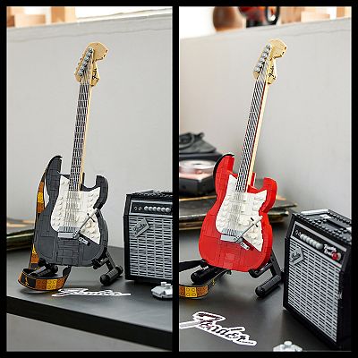 LEGO Ideas Fender Stratocaster 21329 Guitar Building Kit (1,079