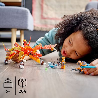 LEGO NINJAGO Kai's Fire Dragon EVO 71762 Building Kit (204 Pieces)