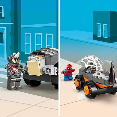 LEGO Marvel Spidey And His Amazing Friends Hulk vs. Rhino Truck Showdown 10782??(110 Pieces)