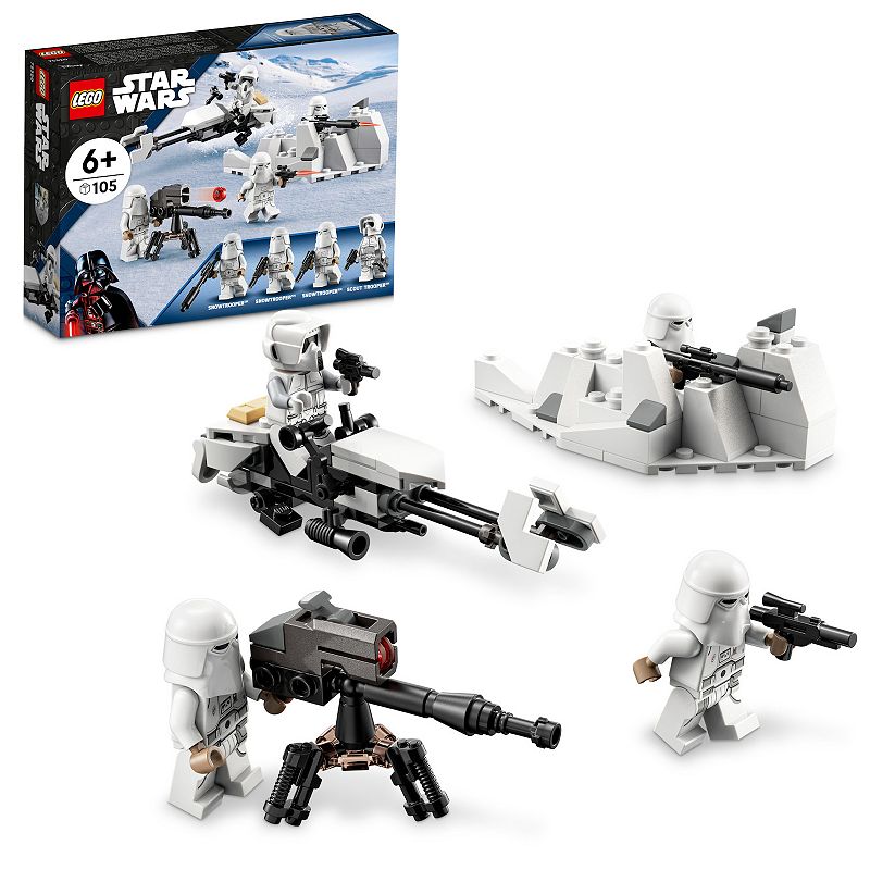 LEGO Star Wars Snowtrooper Battle Pack 75320 Building Kit (105 Pieces), Mul