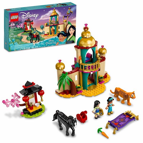 dom Slægtsforskning Myre Disney Princess Jasmine and Mulan's Adventure 43208 Building Kit (176  Pieces) by LEGO