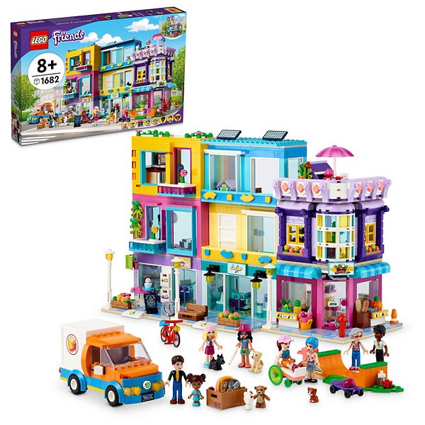 maak je geïrriteerd Verpersoonlijking Verzorger LEGO Friends Main Street Building 41704 Building Kit (1,682 Pieces)