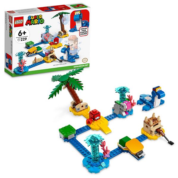 LEGO Super Mario Dorrie s Beachfront Expansion Set 71398 Building Kit 229 Pieces