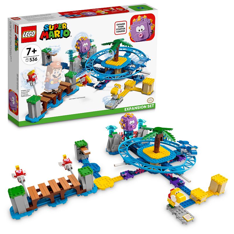 LEGO Super Mario Big Urchin Beach Ride Expansion Set 71400 Building Kit (53
