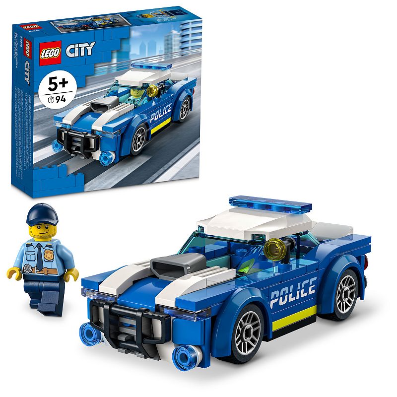 LEGO City Police Car 60312 Building Kit (94 Pieces), Multicolor