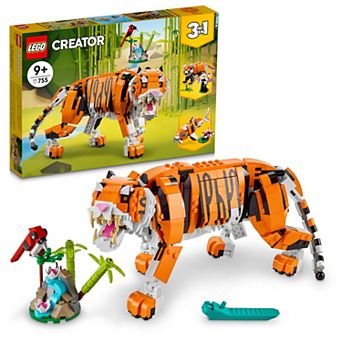 LEGO Creator 3-in-1 Majestic Tiger 31129 Building Kit (755 Pieces)