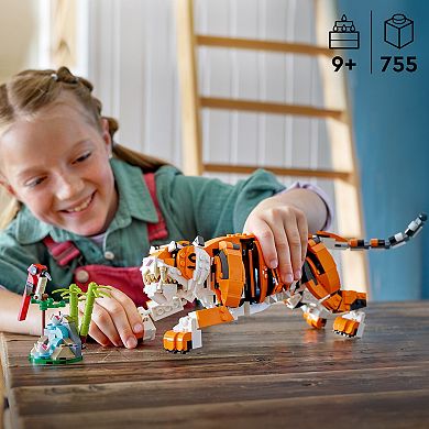 LEGO Creator 3-in-1 Majestic Tiger 31129 Building Kit (755 Pieces)