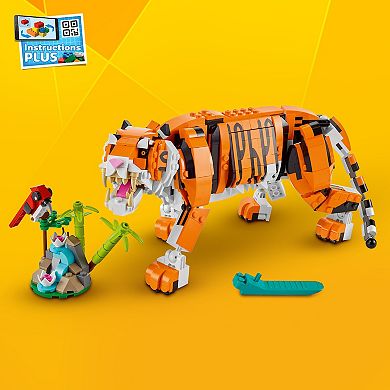 LEGO Creator 3-in-1 Majestic Tiger 31129 Building Kit (755 Pieces)