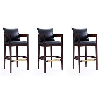MANHATTAN COMFORT Ritz Bar Stool 3 pc Set