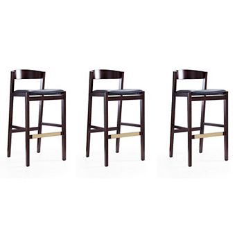 MANHATTAN COMFORT Klismos Bar Stool 3 pc Set