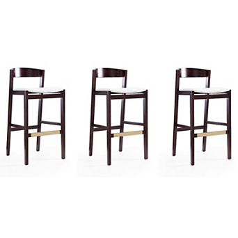 MANHATTAN COMFORT Klismos Bar Stool 3 pc Set