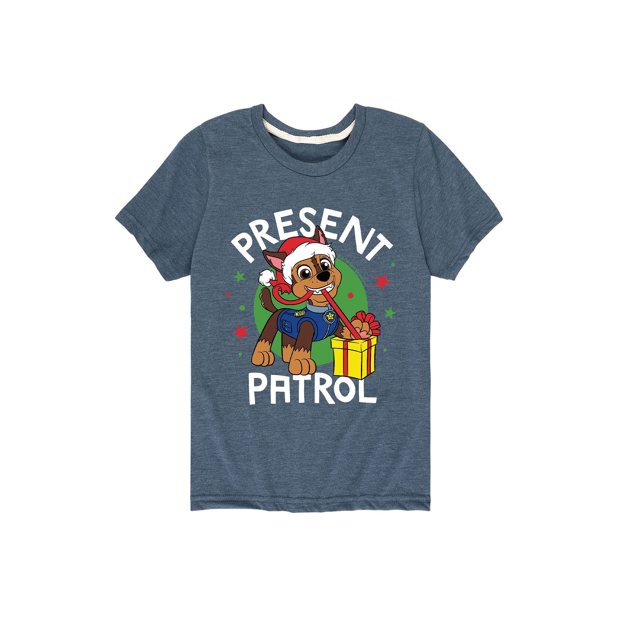 Boys 8-20 PAW Patrol Present Patrol Tee, Boys, Size: Small, Grey Blue