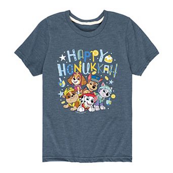 Boys 8-20 PAW Patrol Happy Hanukkah Tee