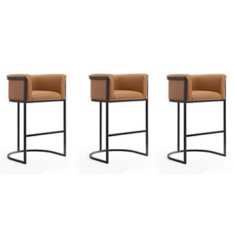 MANHATTAN COMFORT Cosmopolitan Bar Stool 3 pc Set