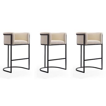 MANHATTAN COMFORT Cosmopolitan Bar Stool 3 pc Set