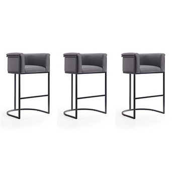 MANHATTAN COMFORT Cosmopolitan Bar Stool 3 pc Set