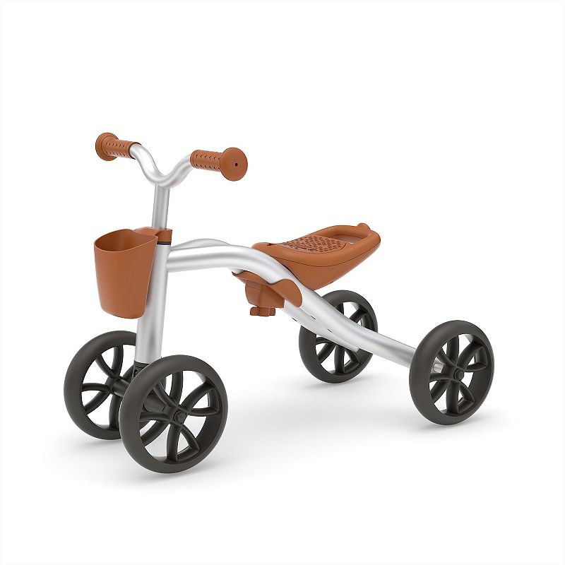 Chillafish Quadie Basket 4-Wheel Grow-with-Me Ride-On Toy, Multi