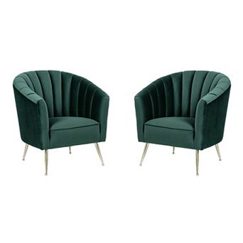 MANHATTAN COMFORT Rosemont Accent Chair 2 pc Set