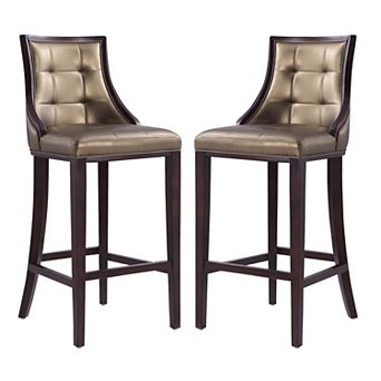 MANHATTAN COMFORT Fifth Avenue Bar Stool 2 pc Set