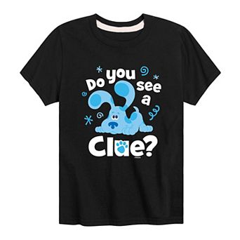 Boys 8-20 Blues Clues Do you See A Clue Graphic Tee