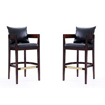 MANHATTAN COMFORT Ritz Bar Stool 2 pc Set