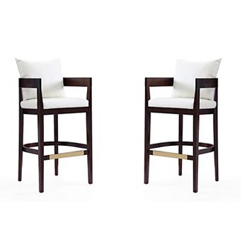MANHATTAN COMFORT Ritz Bar Stool 2 pc Set