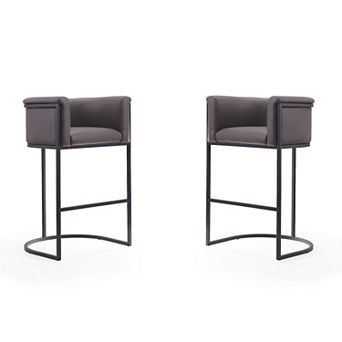 MANHATTAN COMFORT Cosmopolitan Bar Stool 2 pc Set