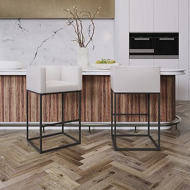 MANHATTAN COMFORT Embassy Bar Stool 2-piece Set