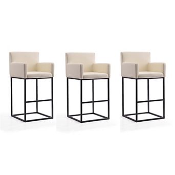 MANHATTAN COMFORT Ambassador Bar Stool 3 pc Set