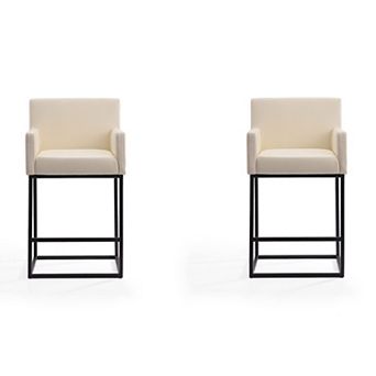 MANHATTAN COMFORT Ambassador Counter Stool 2 pc Set