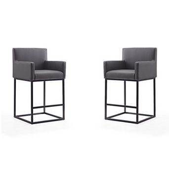 MANHATTAN COMFORT Ambassador Counter Stool 2 pc Set
