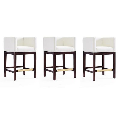 MANHATTAN COMFORT Kingsley Counter Stool 3-piece Set