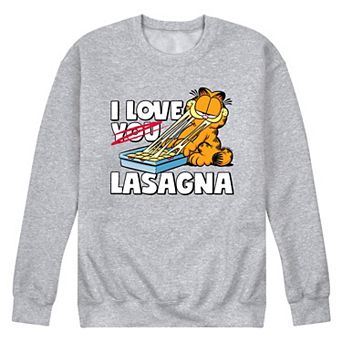 Men's Garfield I Love Lasagna Sweatshirt