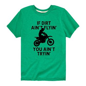 Boys 8-20 If Dirt Ain't Flyin Graphic Tee