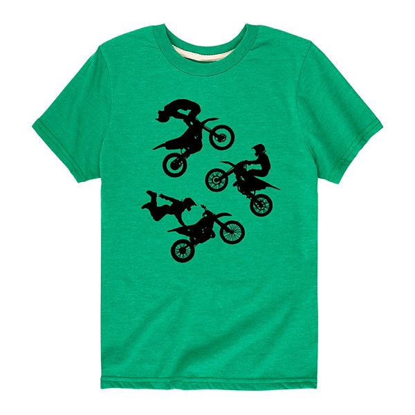 Boys 8-20 Dirt Bike Tricks Graphic Tee