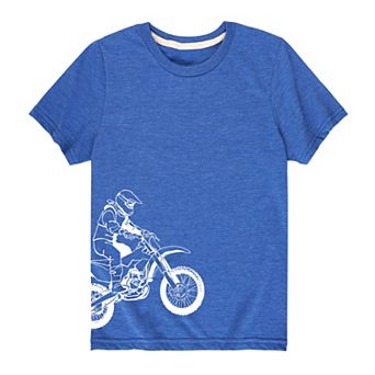 Boys 8-20 Motor Cross Side Hit Graphic Tee