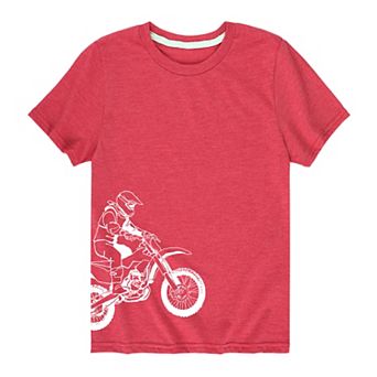 Boys 8-20 Motor Cross Side Hit Graphic Tee