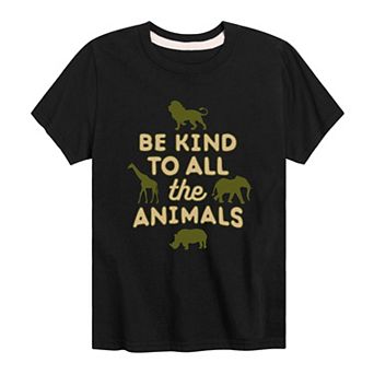 Boys 8-20 Be Kind To Animals Graphic Tee
