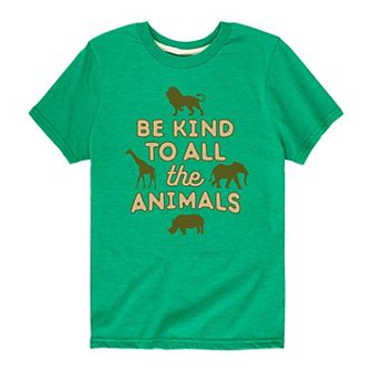 Boys 8-20 Be Kind To Animals Graphic Tee