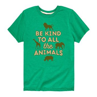 Boys 8-20 Be Kind To Animals Graphic Tee