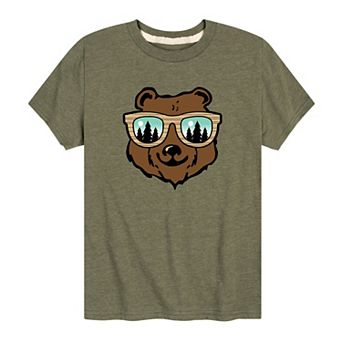 Boys 8-20 Bear With Sunglasses Graphic Tee