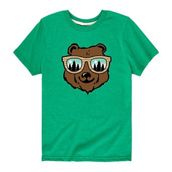Boys 8-20 Bear With Sunglasses Graphic Tee