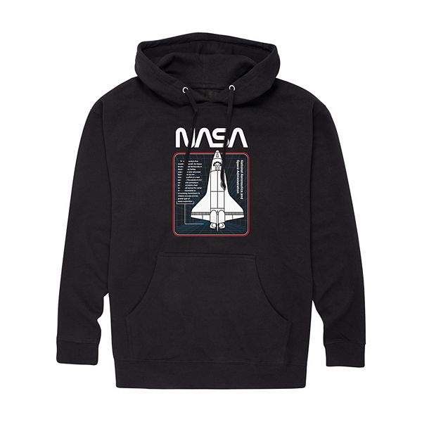 Men's NASA Shuttle Space Grid Hoodie