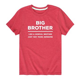 Boys 8-20 Like A Normal Brother Graphic Tee
