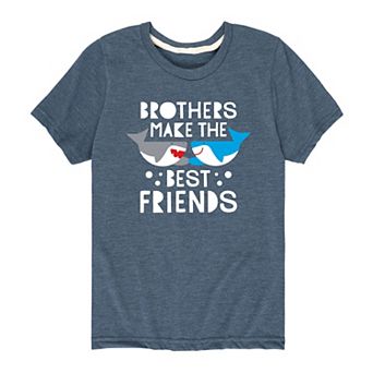 Boys 8-20 Brothers Best Friends Graphic Tee
