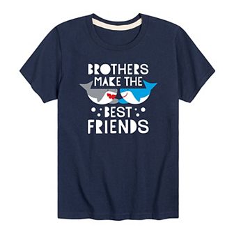 Boys 8-20 Brothers Best Friends Graphic Tee