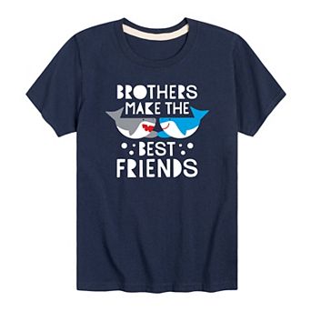 Boys 8-20 Brothers Best Friends Graphic Tee